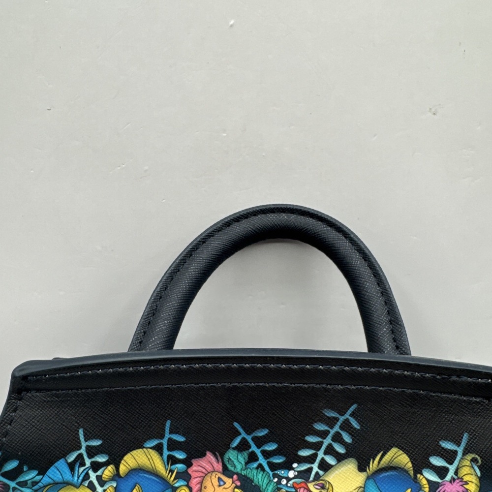 DISNEY Loungefly Little Mermaid Ariel Under The Sea Crossbody Bag Backpack - Picture 2 of 8